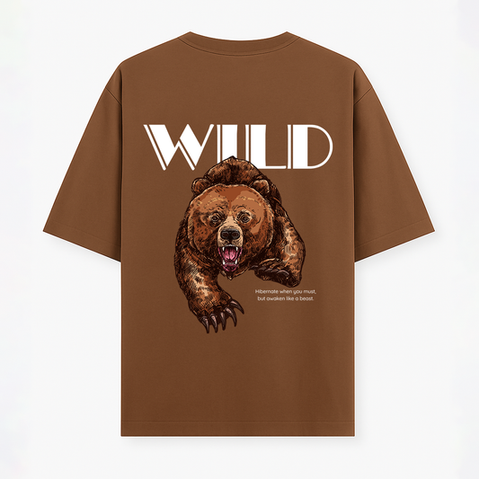Obrah Wild Bear Oversized Tee – Roar of the Streets