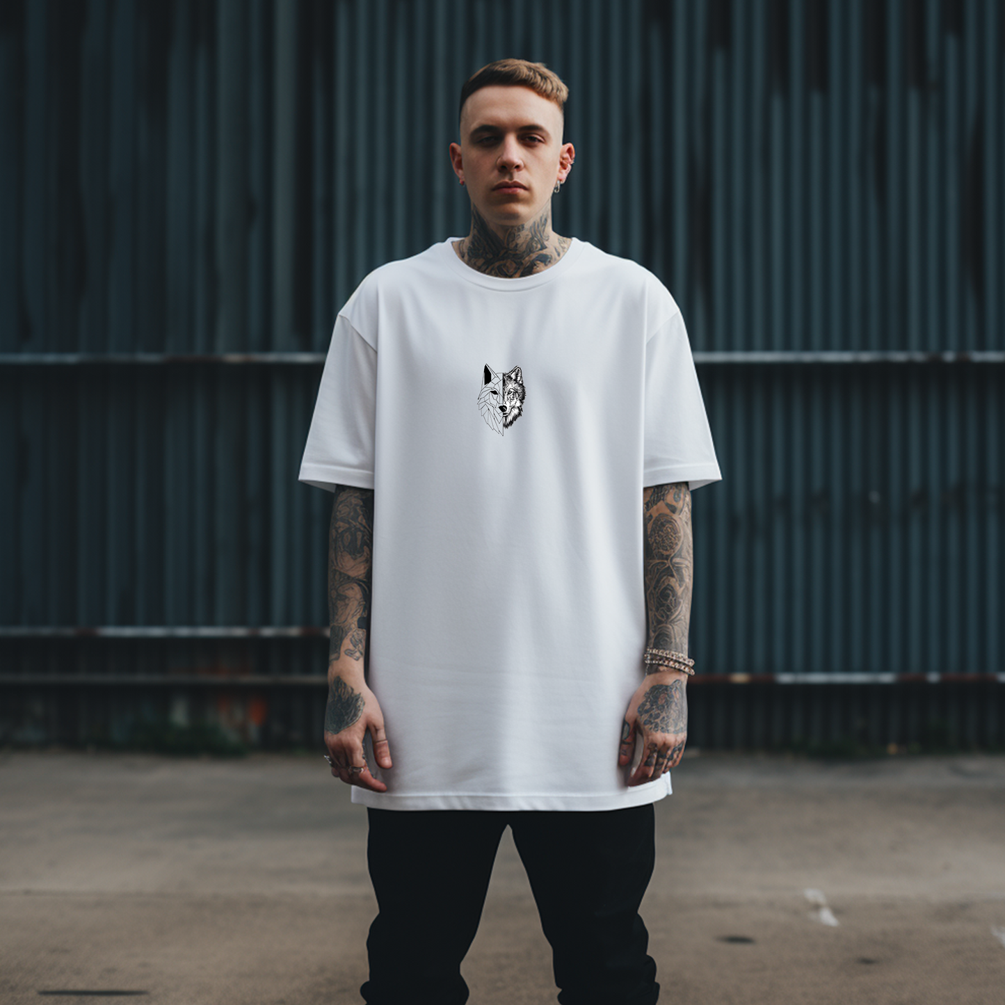 Men's Brown Beast Graphic Oversized T-Shirt – Obrah Streetwear