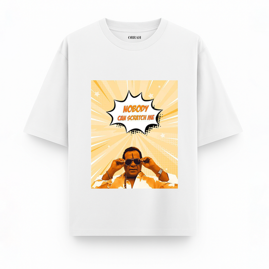 Nobody Can Scratch Me” Oversized Tee – 240 GSM Heavyweight
