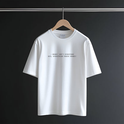 Money Power Oversized Black T-Shirt – Streetwear Cash Print Edition