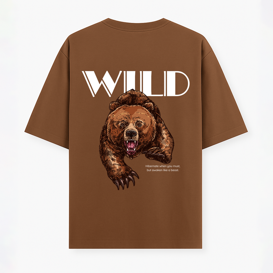 Obrah Wild Bear Oversized Tee – Roar of the Streets